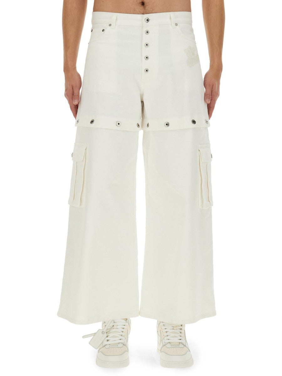 Off-white - Off White 90’s Super Baggy Jeans - Men’s Clothing