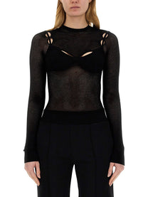 Off-white - Off White Top A Net - Woman-&gt;Clothing-&gt;Tops
