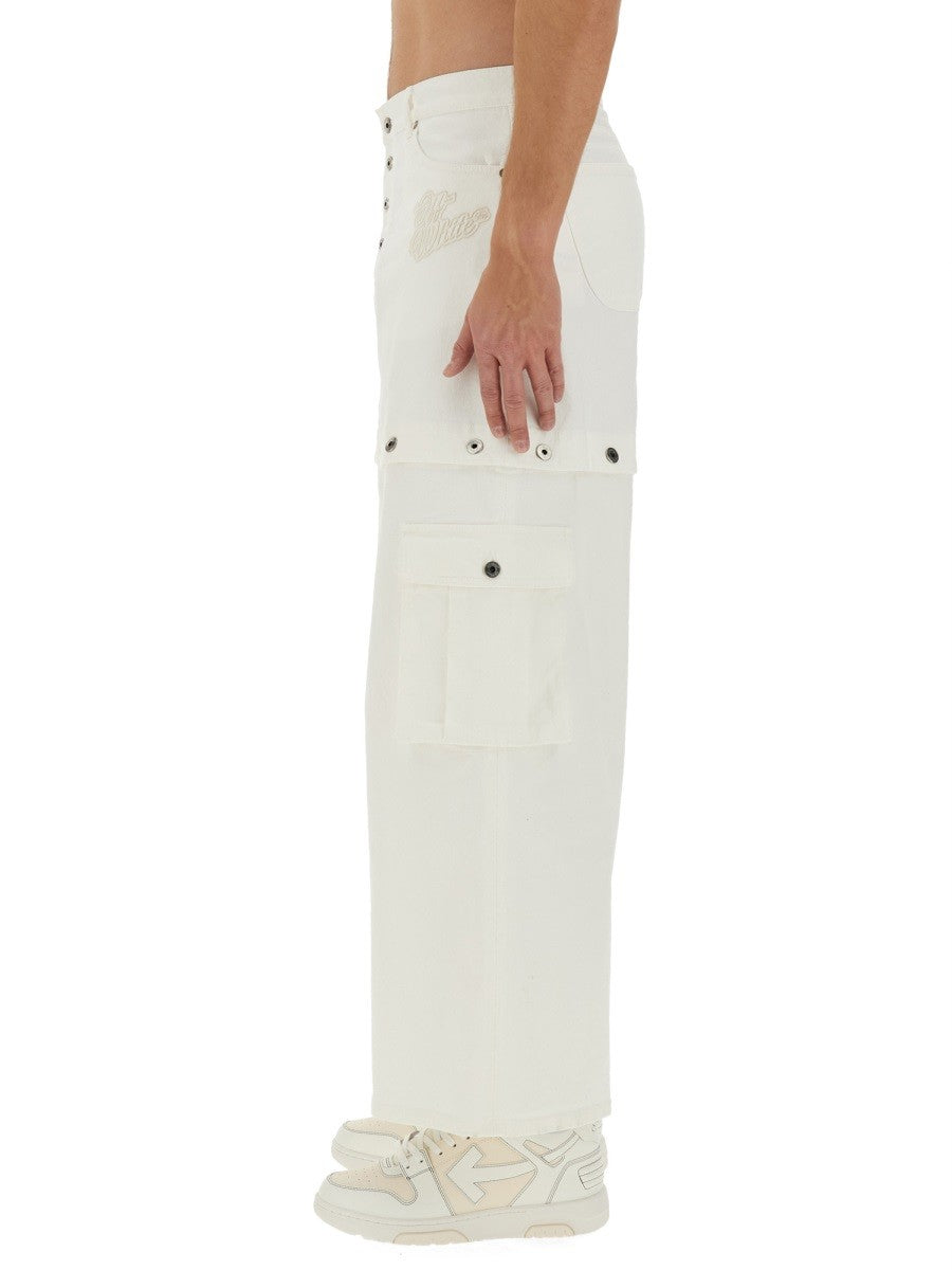 Off-white - Off White 90’s Super Baggy Jeans - Men’s Clothing
