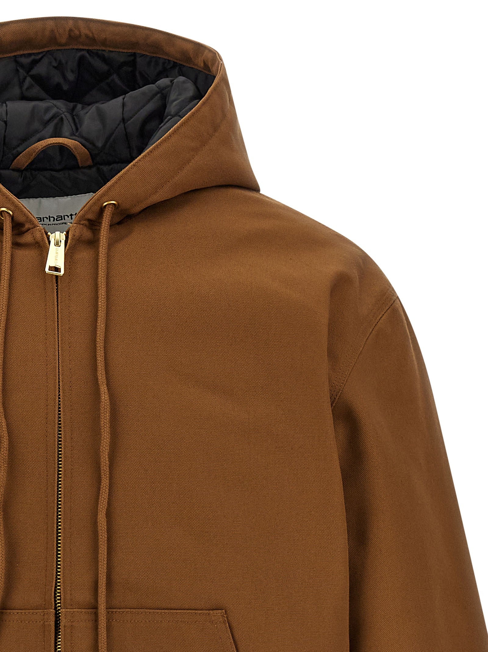 Carhartt Wip OG Active in Canvas Dearborn Jacket Brown
