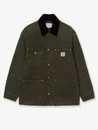 Carhartt Wip Men's OG Chore Coat Padded Jacket in Organic Cotton Black