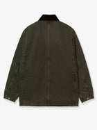 Carhartt Wip Men's OG Chore Coat Padded Jacket in Organic Cotton Black, view 2