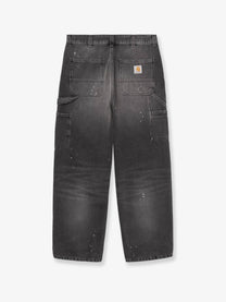 Carhartt Wip Men's Og Single Knee Cargo Denim Jeans Black