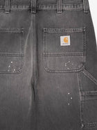 Carhartt Wip Men's Og Single Knee Cargo Denim Jeans Black, view 3