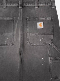 Carhartt Wip Men's Og Single Knee Cargo Denim Jeans Black