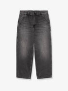 Carhartt Wip Men's Og Single Knee Cargo Denim Jeans Black