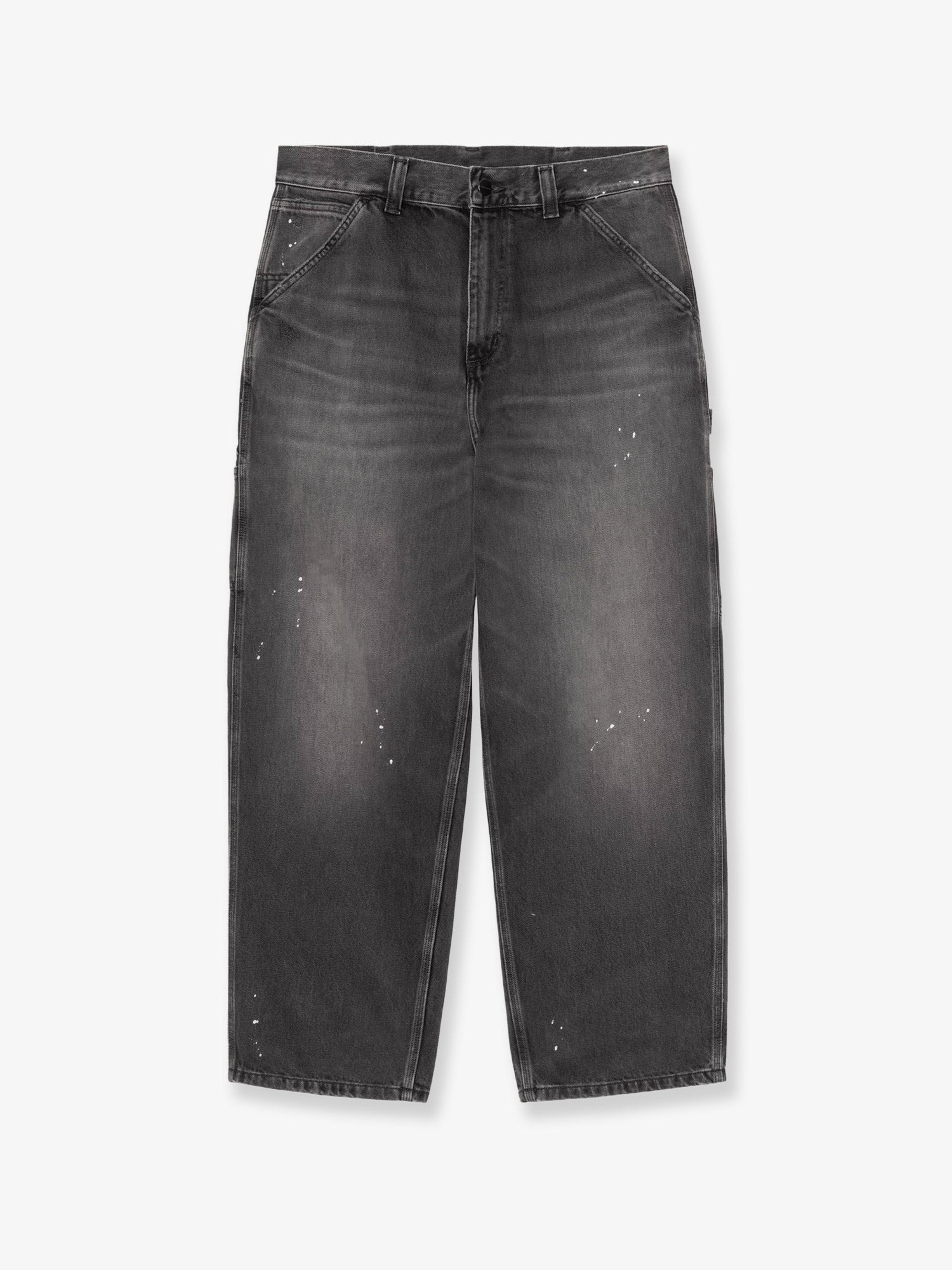Carhartt Wip Men's Og Single Knee Cargo Denim Jeans Black