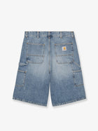Carhartt Wip Men's Og Single Knee Short Blue Denim Bermuda Shorts Blue, view 2