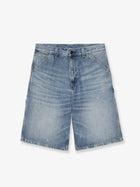 Carhartt Wip Men's Og Single Knee Short Blue Denim Bermuda Shorts Blue