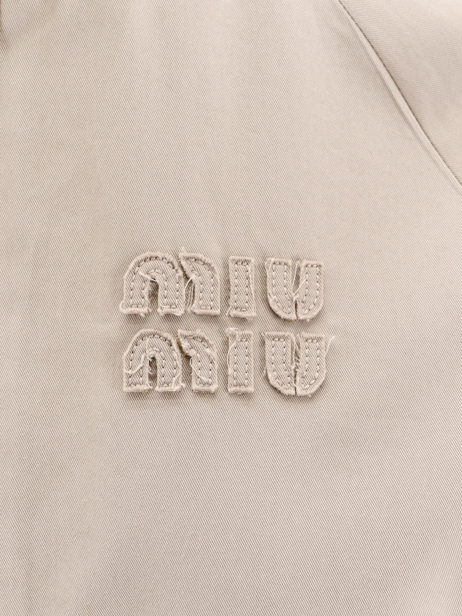 Miu Miu Women's Old Twill Jacket Green