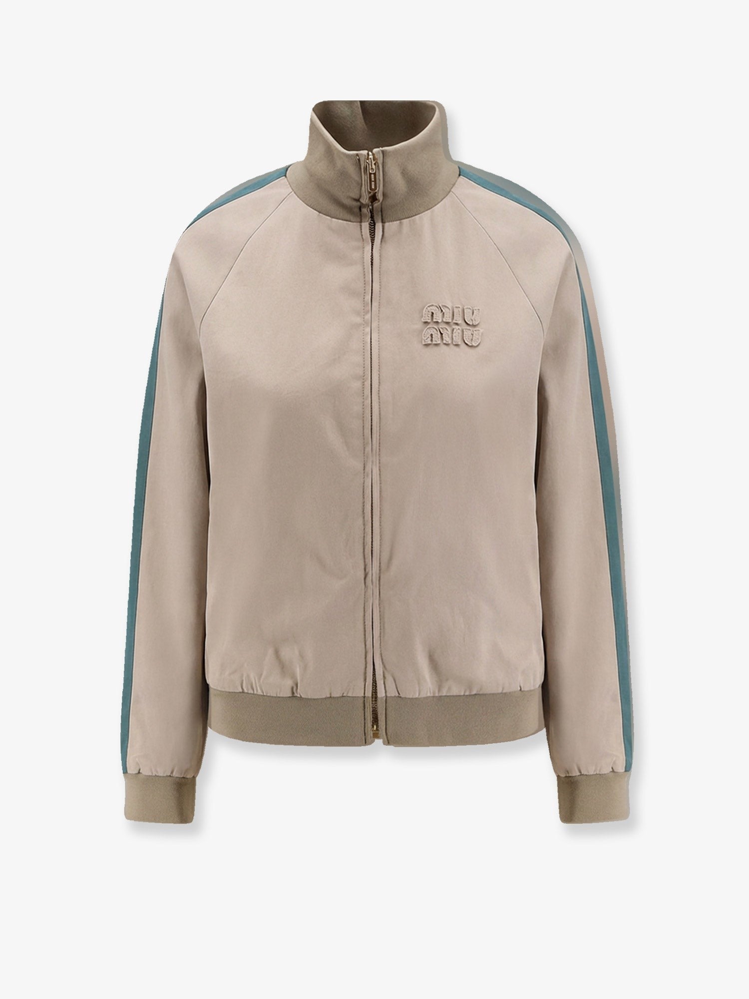 Miu Miu Women's Old Twill Jacket Green