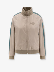 Miu Miu Women's Old Twill Jacket Green
