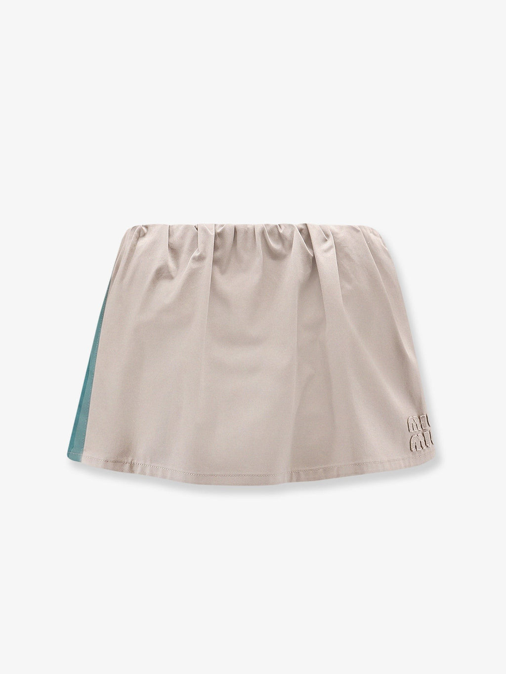 Miu Miu Women's Old Twill Skirt Grey