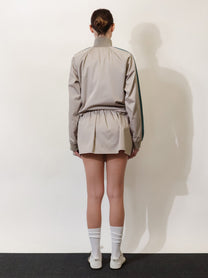 Miu Miu Women's Old Twill Mini Skirt Green