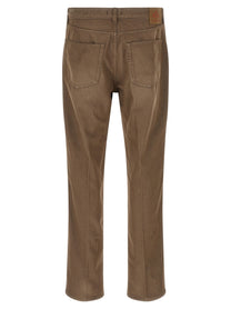 PRADA Old Wash Jeans Brown