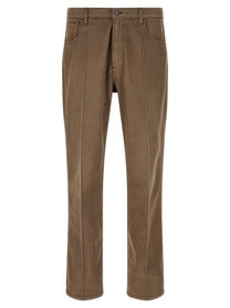 PRADA Old Wash Jeans Brown