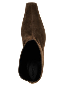 Khaite Ona Ankle Boots Brown