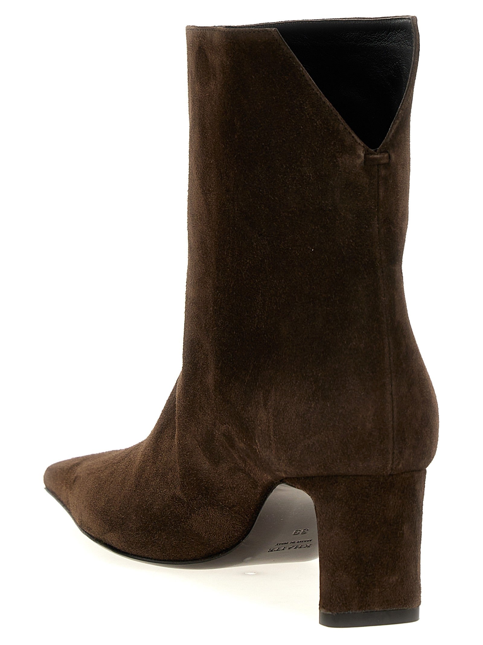 Khaite Ona Ankle Boots Brown
