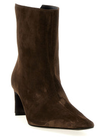 Khaite Ona Ankle Boots Brown