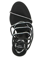Rene Caovilla Onda Sandals Black
