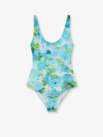 Chloé Women's One Piece Multicolor Swimsuit White