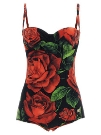 Dolce &amp; Gabbana One Piece Swimsuit Gold