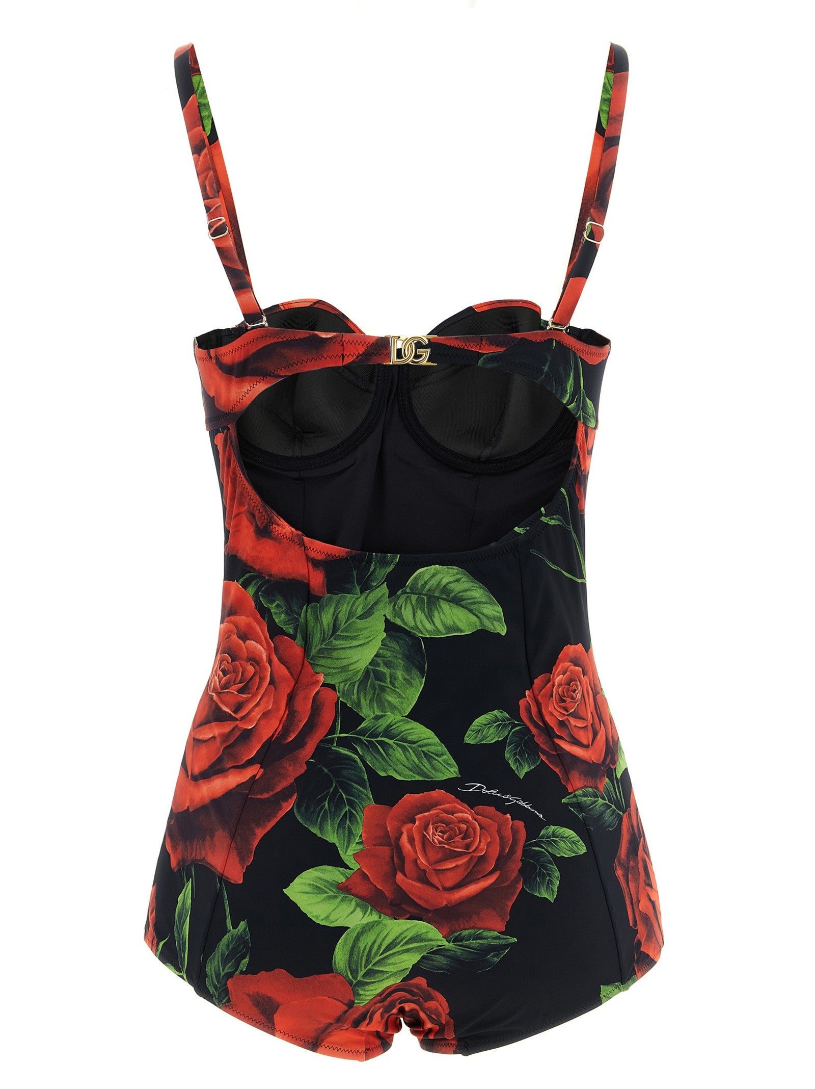 Dolce &amp; Gabbana One Piece Swimsuit Gold