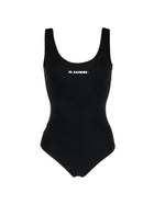 Jil Sander Women's One Piece Swimsuit Black