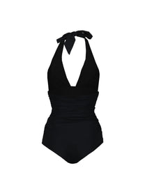 One Piece Swimsuit With Logo
