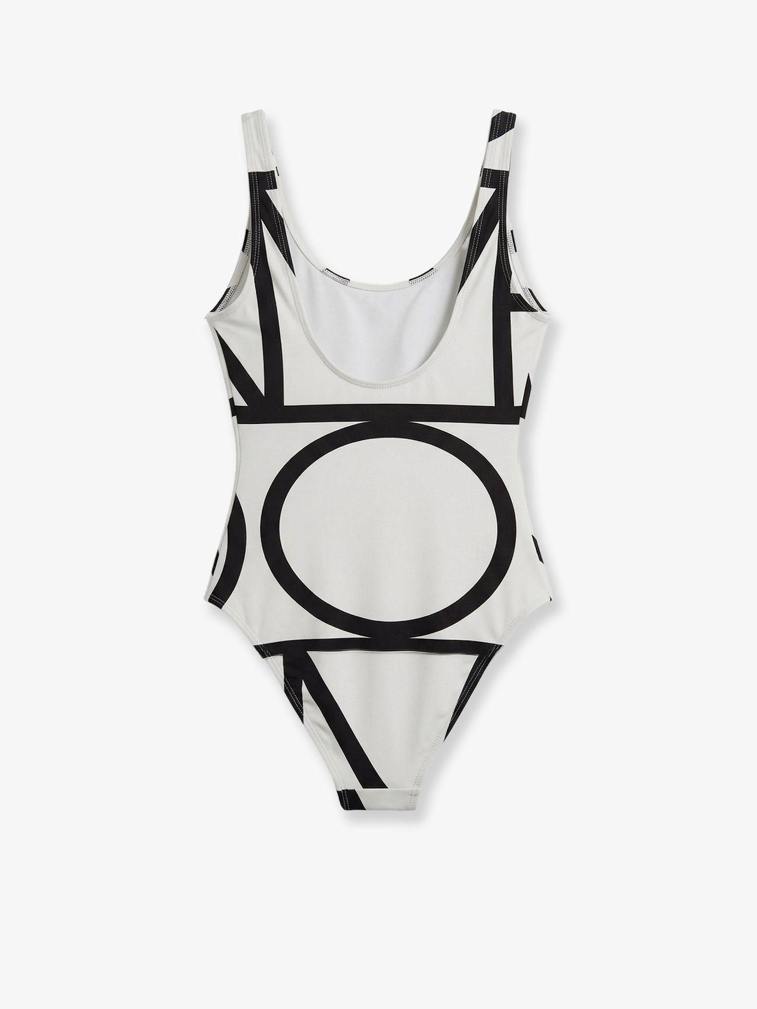 Toteme Women's Monogram One Piece Swimsuit White