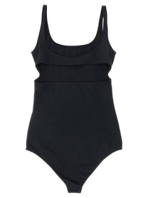 courrèges One Piece Swimsuit Black