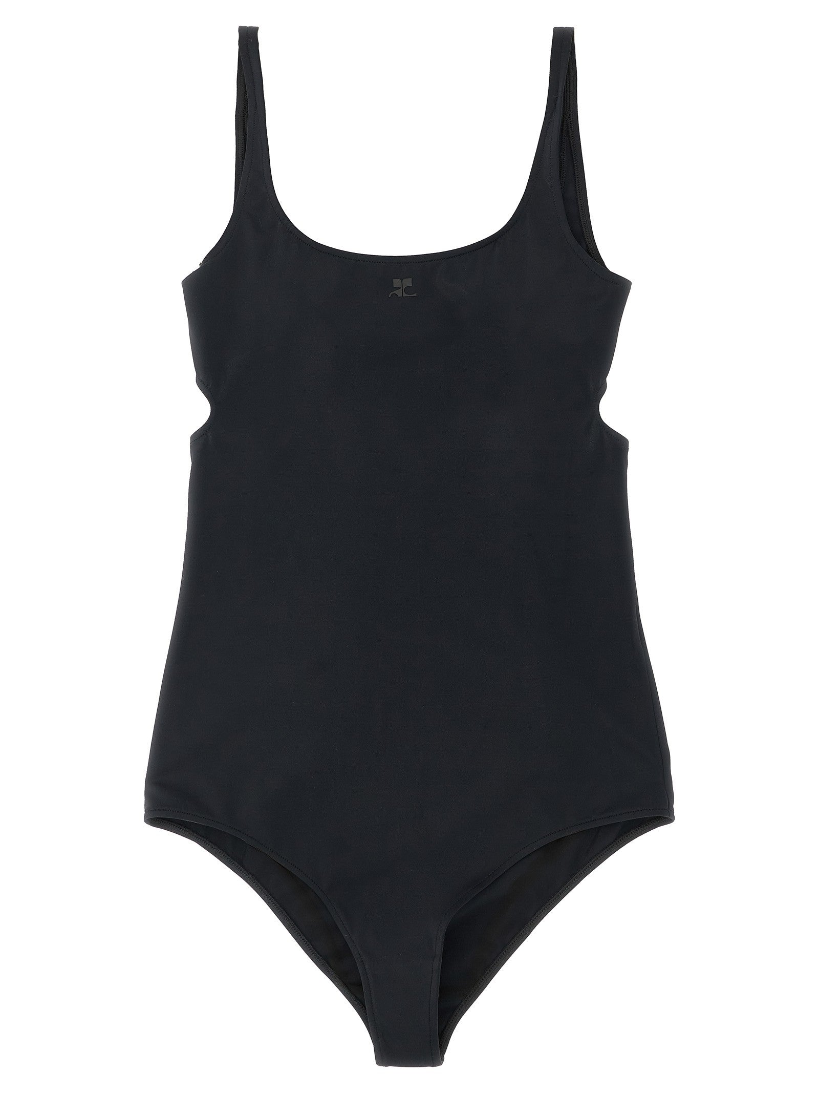 courrèges One Piece Swimsuit Black