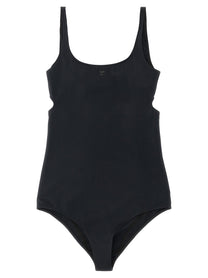 courrèges One Piece Swimsuit Black