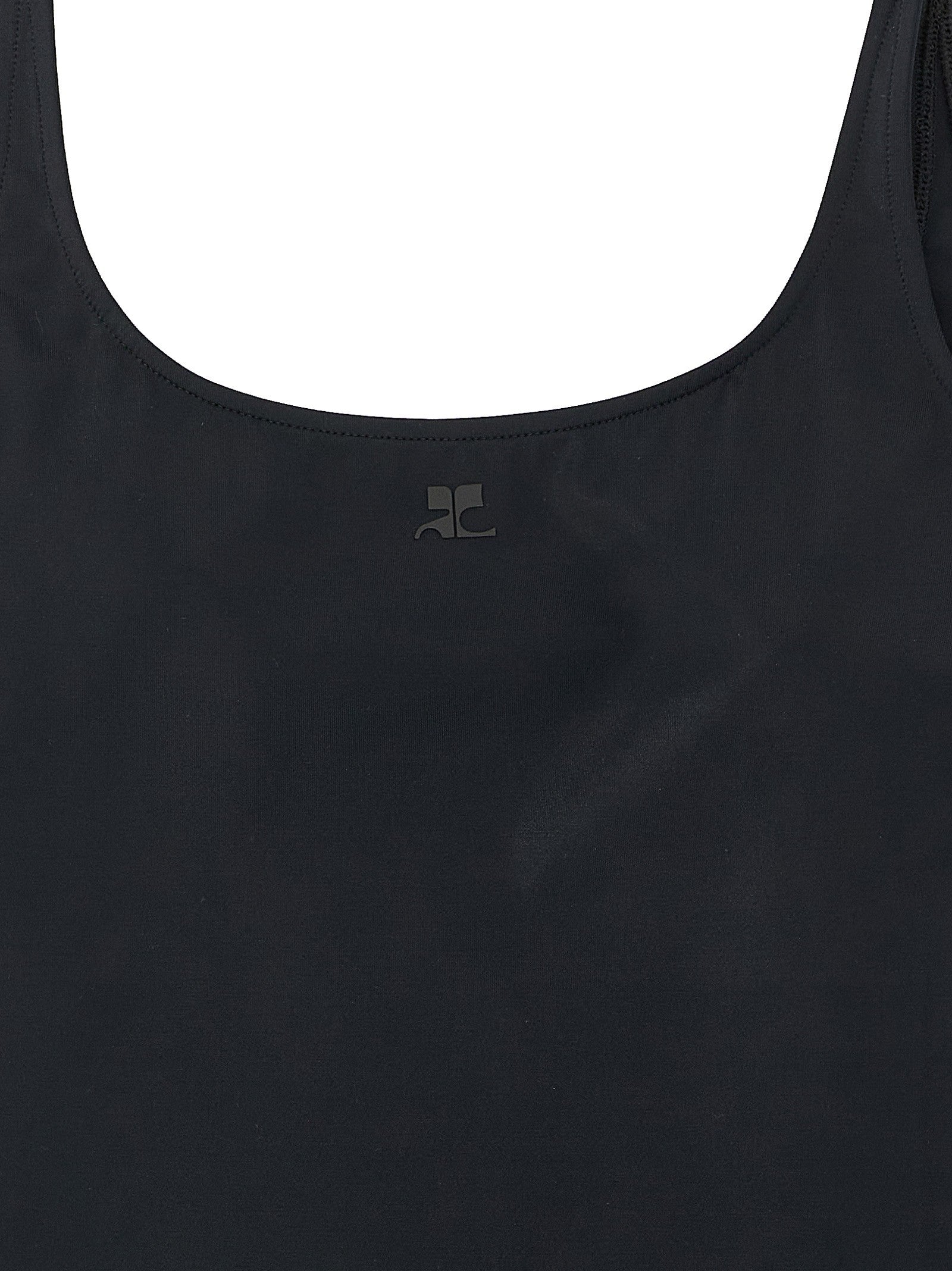 courrèges One Piece Swimsuit Black