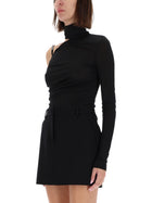 Versace Jeans Couture Women's One Shoulder Body Top Black