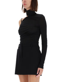 Versace Jeans Couture Women's One Shoulder Body Top Black