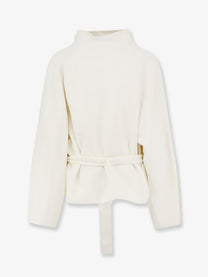 The Frankie Shop Women's Onelle Wool Blend Short Coat White