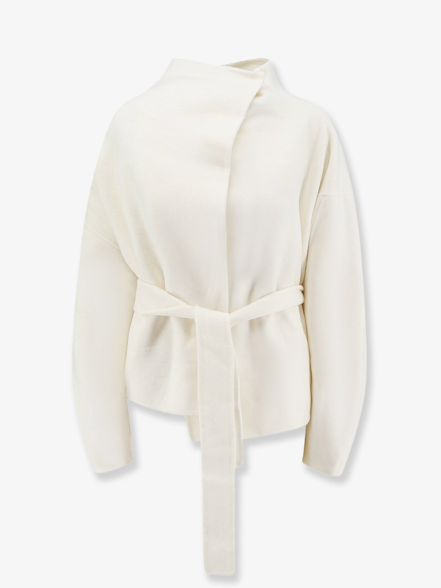 The Frankie Shop Women's Onelle Wool Blend Short Coat White