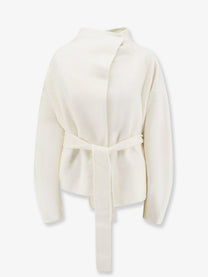 The Frankie Shop Women's Onelle Wool Blend Short Coat White