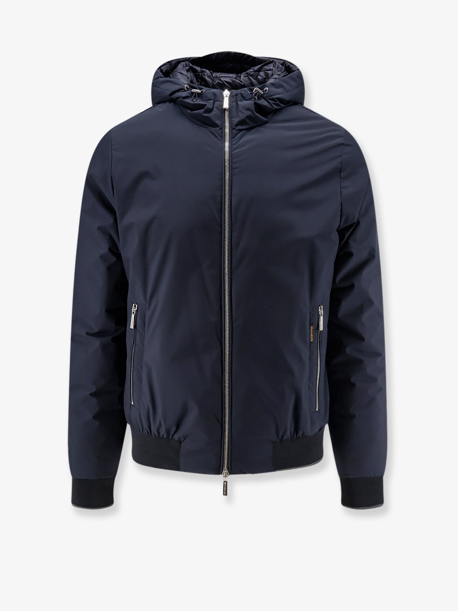 MooRER Men's Oniro Stp Waterproof Technical Fabric Jacket Blue