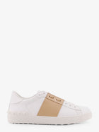 Valentino Men's Open Leather Sneakers White
