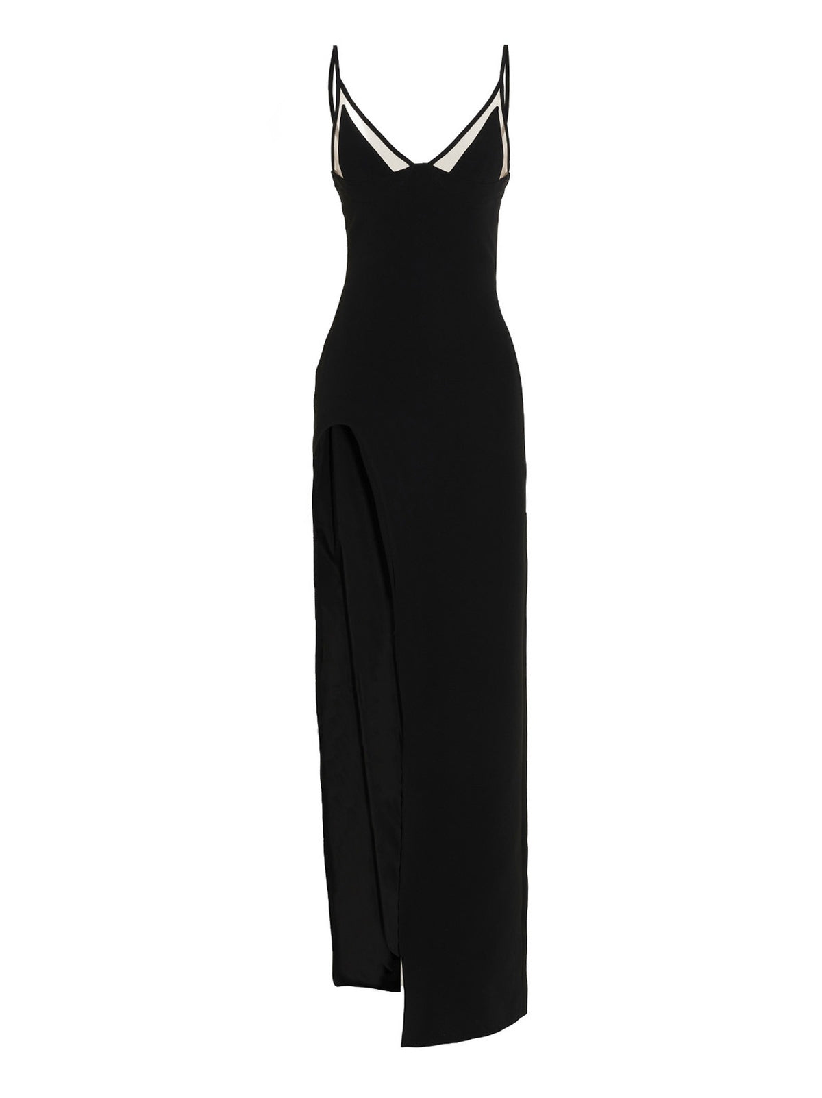 David Koma Open Leg Cami Dress Black