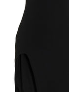 David Koma Open Leg Cami Dress Black, view 4