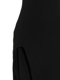 David Koma Open Leg Cami Dress Black, view 4