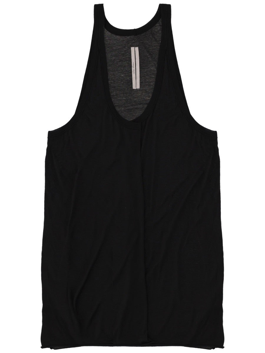 Rick Owens Men's Open Pony Top Black