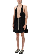 Rick Owens Men's Open Pony Top Black, view 3