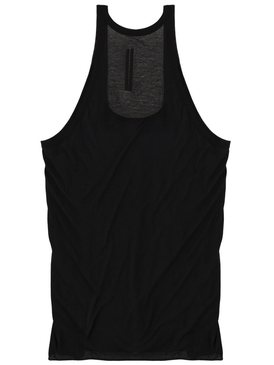Rick Owens Men's Open Pony Top Black, view 2