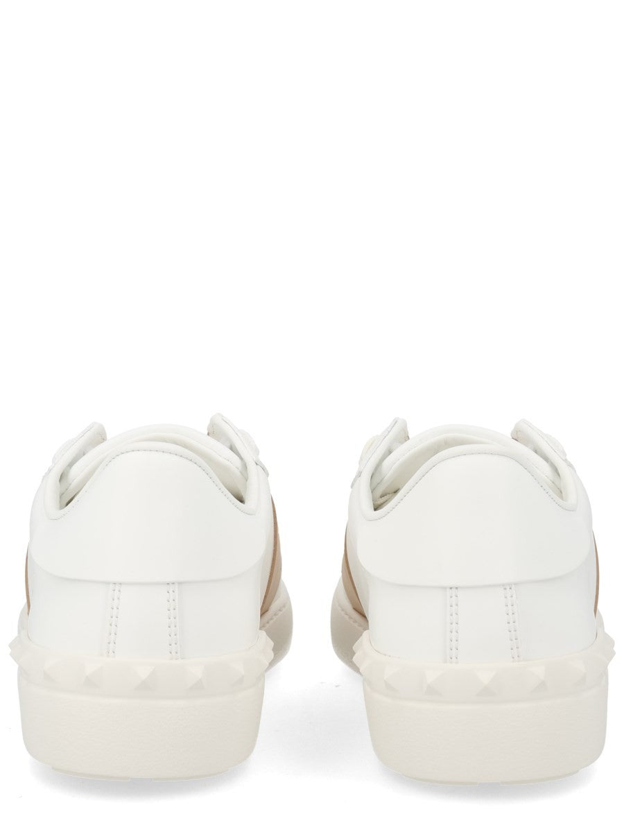 Valentino Men's Open Sneaker Beige