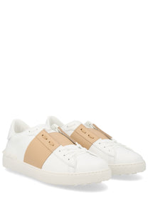 Valentino Men's Open Sneaker Beige