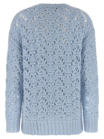 Fabiana Filippi Openwork Sweater Blue